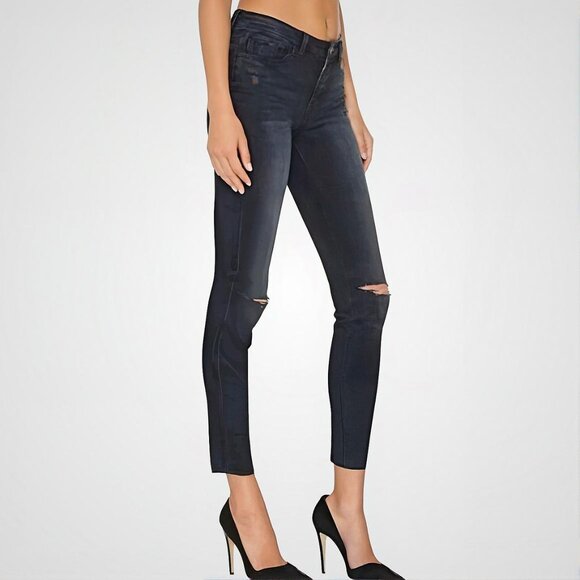 Paige Verdugo Ankle Ultra Skinny Jeans in Kaleea Raw Hem 26W - Picture 8 of 10